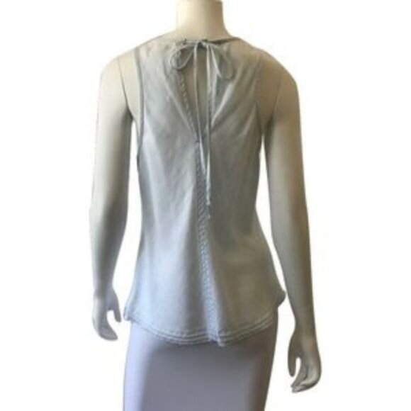 Cloth & Stone Tie Back Sleeveless Top Baby Blue - Picture 5 of 5